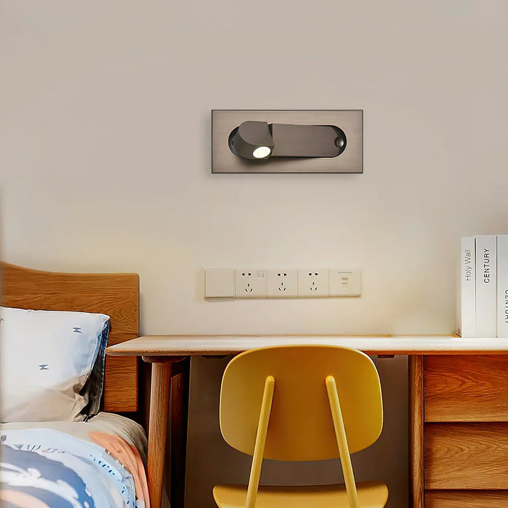 Modern Adjustable LED Wall Light for Reading