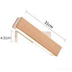 Adjustable Wooden LED Wall Light – Modern Reading Lamp