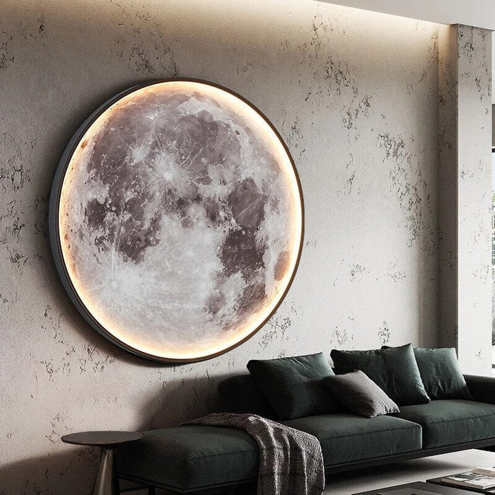 Decorative Wall-Mounted LED Moon Lamp