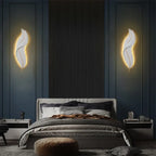 Feather-Shaped Wall Light – Subtle Elegance and Ambient Glow