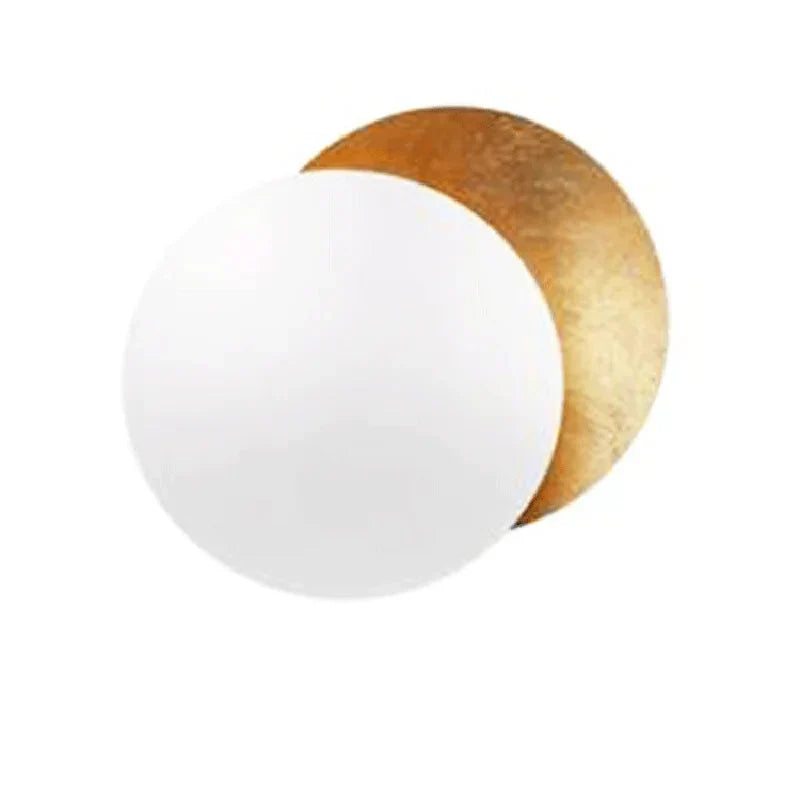 Decorative Wall Lamp Inspired by Moon Phases – 360° Rotatable Shade