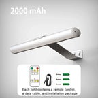 Wireless LED Wall Light for Artwork – Rechargeable Picture Lamp