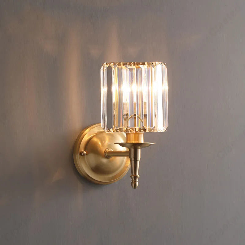 Elegant Crystal Wall Light – Glamour Style