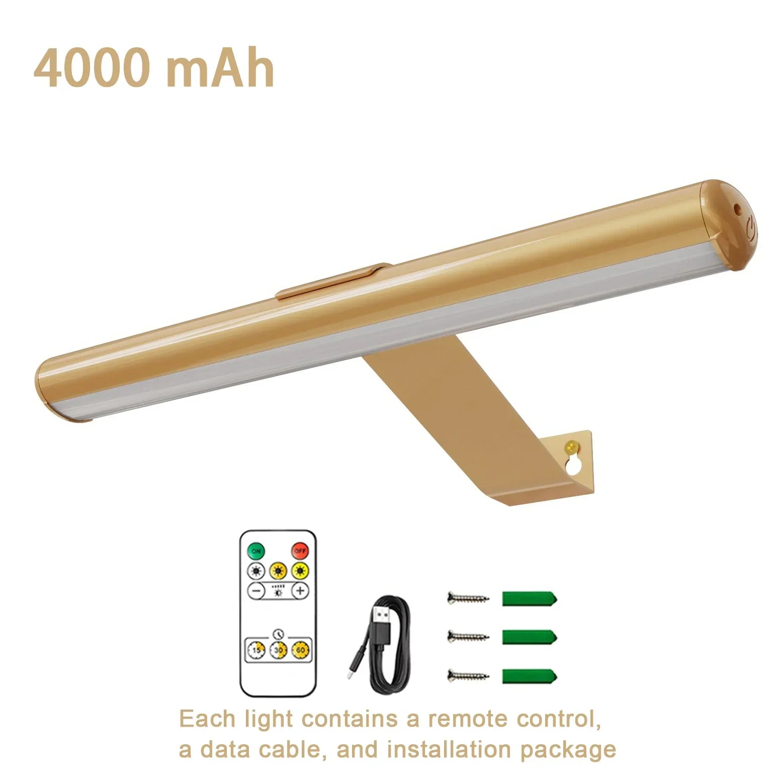 Wireless LED Wall Light for Artwork – Rechargeable Picture Lamp