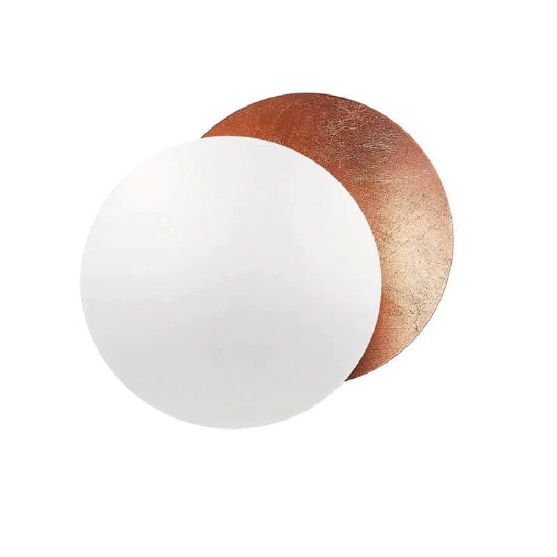 Decorative Wall Lamp Inspired by Moon Phases – 360° Rotatable Shade