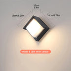 Outdoor Wall Light with Motion Sensor