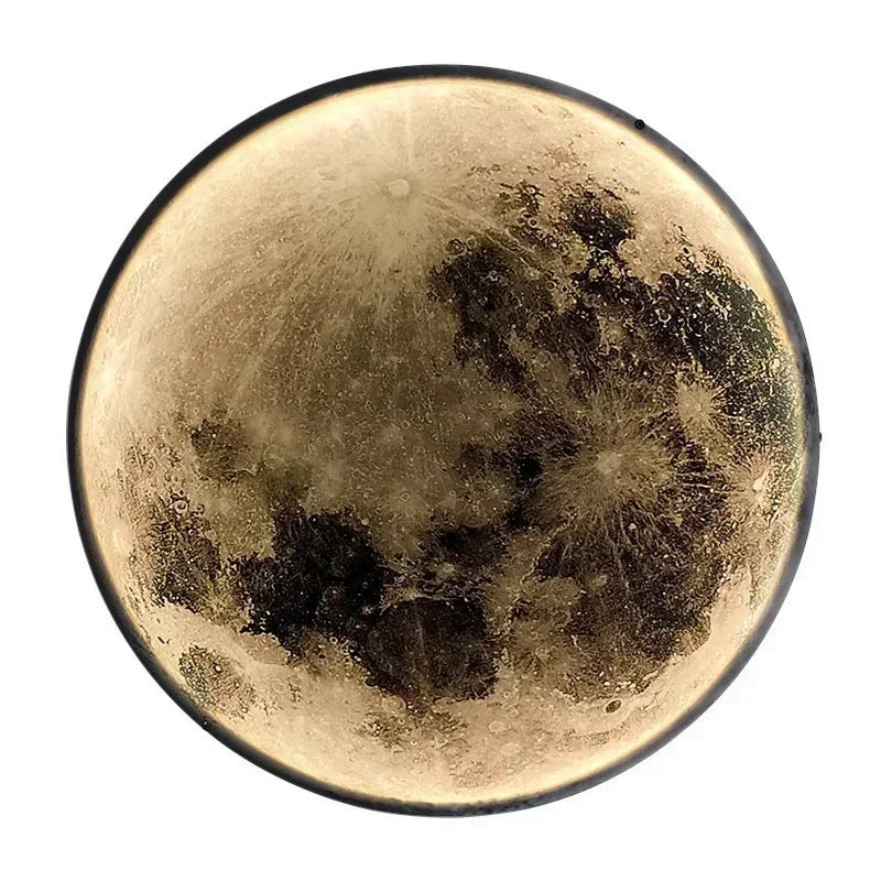 Decorative Wall-Mounted LED Moon Lamp