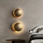 Decorative Wall Lamp Inspired by Moon Phases – 360° Rotatable Shade