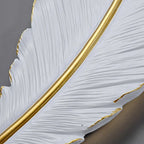 Feather-Shaped Wall Light – Subtle Elegance and Ambient Glow