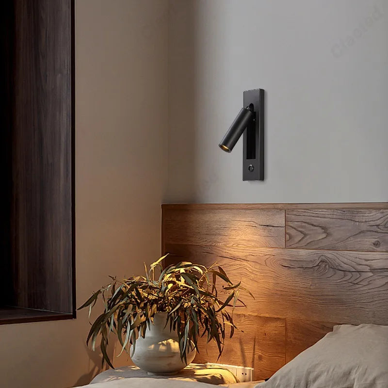 Modern Adjustable Wall Light for Bedroom or Reading Nook
