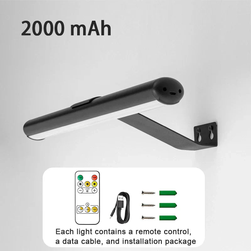 Wireless LED Wall Light for Artwork – Rechargeable Picture Lamp