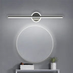 Modern LED Wall Light with Linear Design and Circular Accent – Contemporary Decorative Lighting