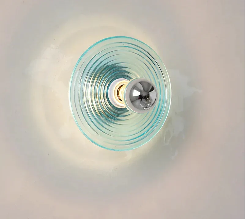 Modern Wall Light with Glass Shade