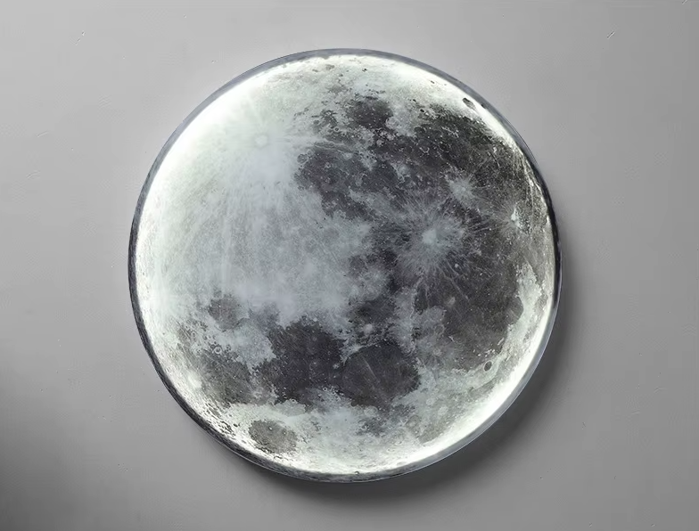 Decorative Wall-Mounted LED Moon Lamp