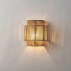 Hikari Boho Wall Light with Natural Rope