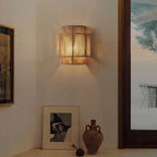 Hikari Boho Wall Light with Natural Rope