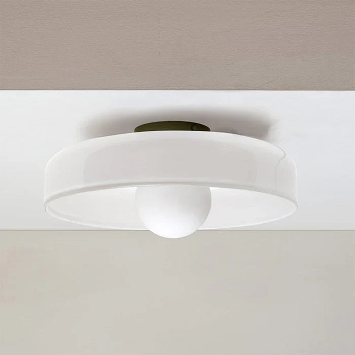 Modern Glass Ceiling Light with Minimalist Design