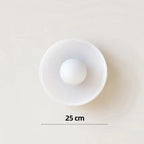 Modern Glass Ceiling Light with Minimalist Design