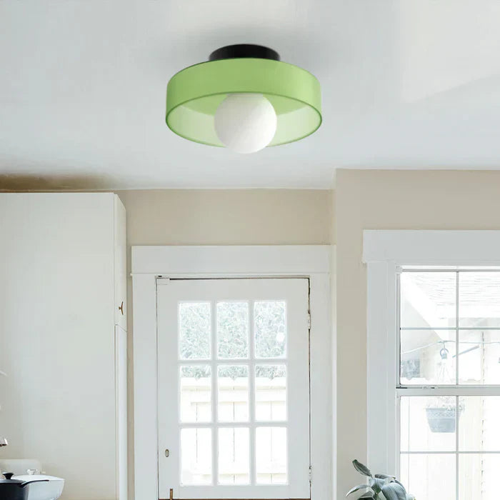 Modern Glass Ceiling Light with Minimalist Design