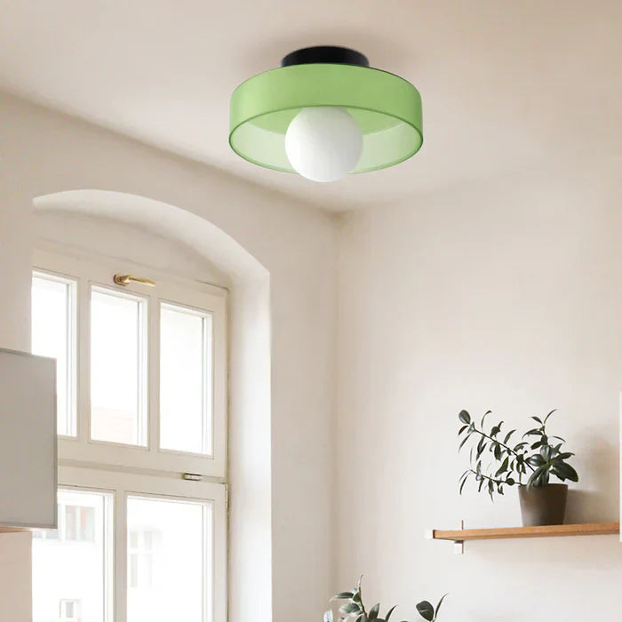 Modern Glass Ceiling Light with Minimalist Design