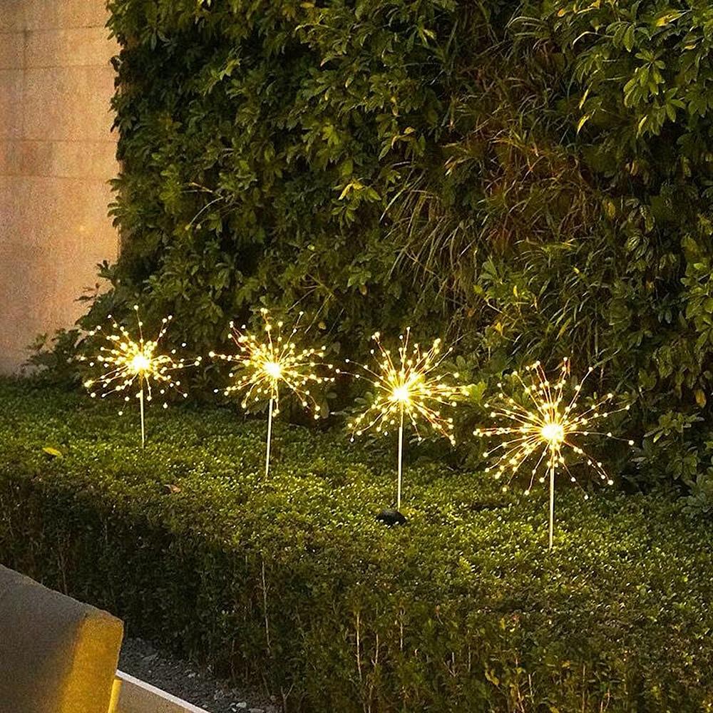 Solar Fireworks Lights