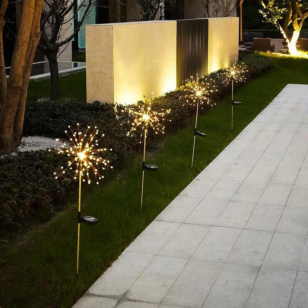 Solar Fireworks Lights
