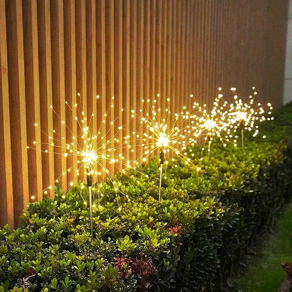 Solar Fireworks Lights