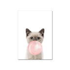 Pink Bubble Canvas