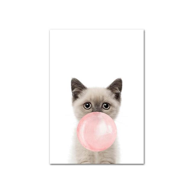 Pink Bubble Canvas