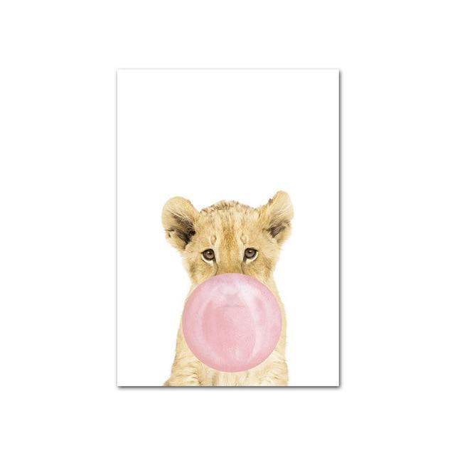 Pink Bubble Canvas