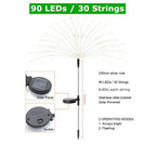Solar Fireworks Lights