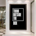 Think Outside The Box Canvas