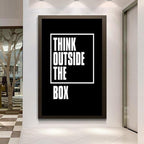 Think Outside The Box Canvas