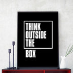 Think Outside The Box Canvas