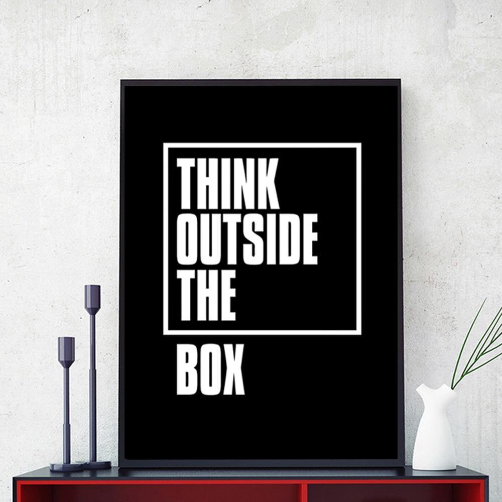 Think Outside The Box Canvas