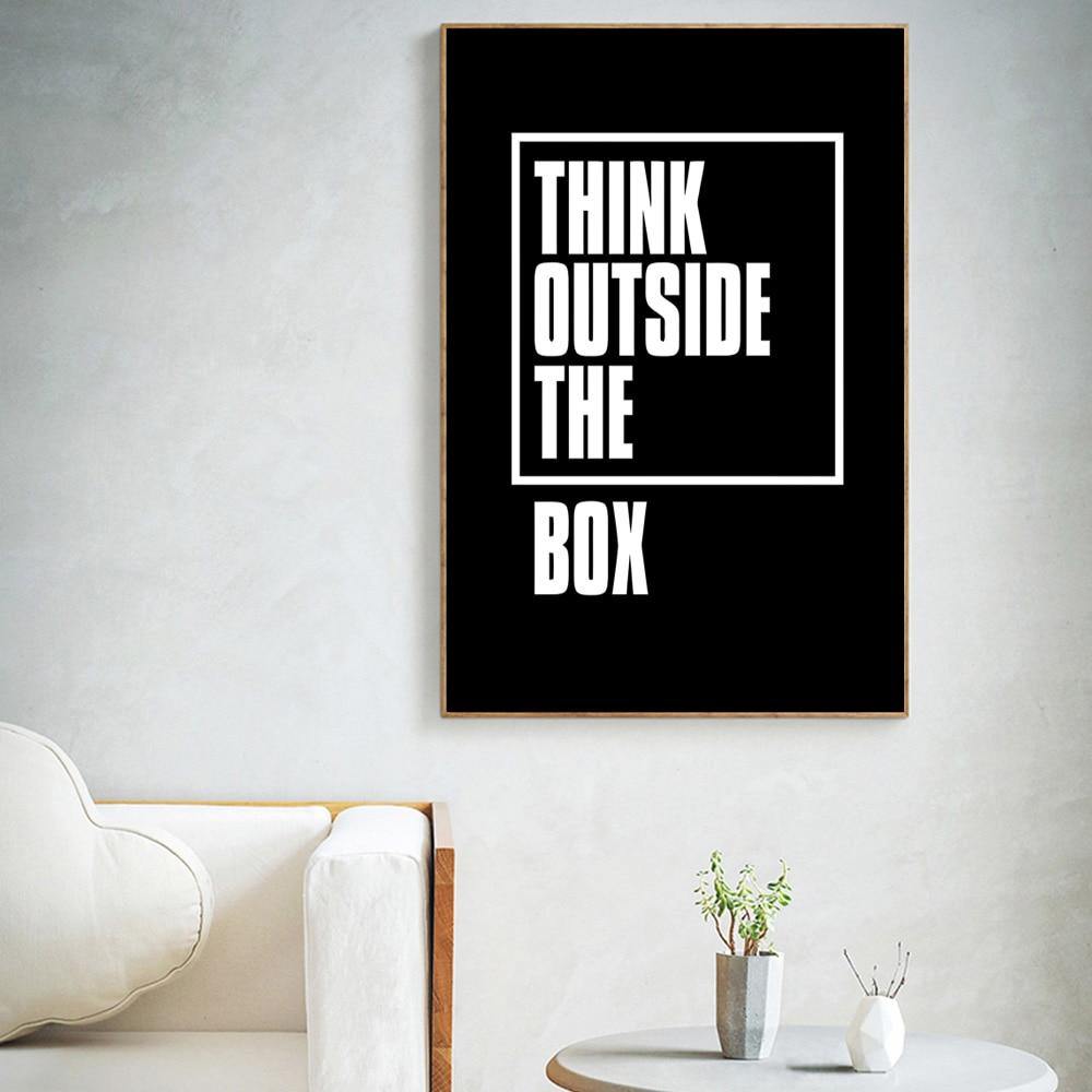 Think Outside The Box Canvas