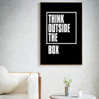 Think Outside The Box Canvas