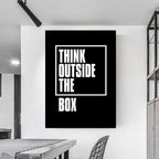 Think Outside The Box Canvas