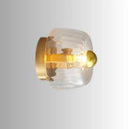 Elegant Glass Ceiling Light with Crystal Design