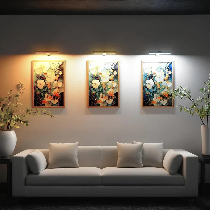 Wireless LED Wall Light for Artwork – Rechargeable Picture Lamp