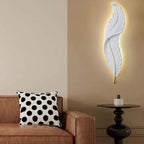 Feather-Shaped Wall Light – Subtle Elegance and Ambient Glow