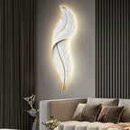 Feather-Shaped Wall Light – Subtle Elegance and Ambient Glow