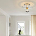 Modern Wall Light with Glass Shade