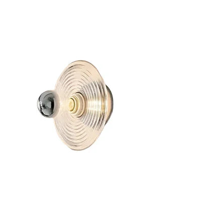 Modern Wall Light with Glass Shade